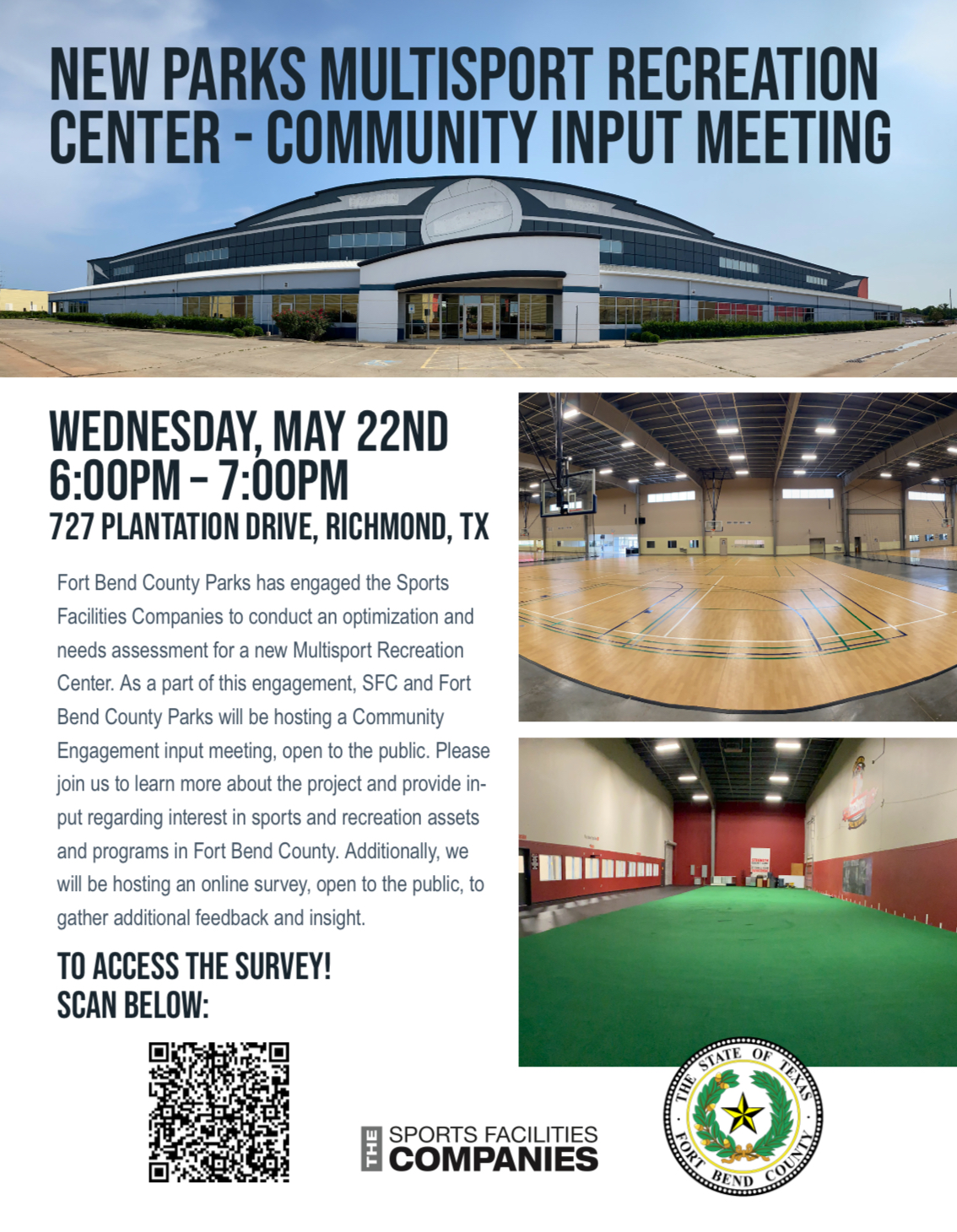 New Parks and Recreation Center