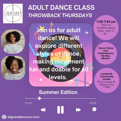 Adult Dance Class Thursday evening