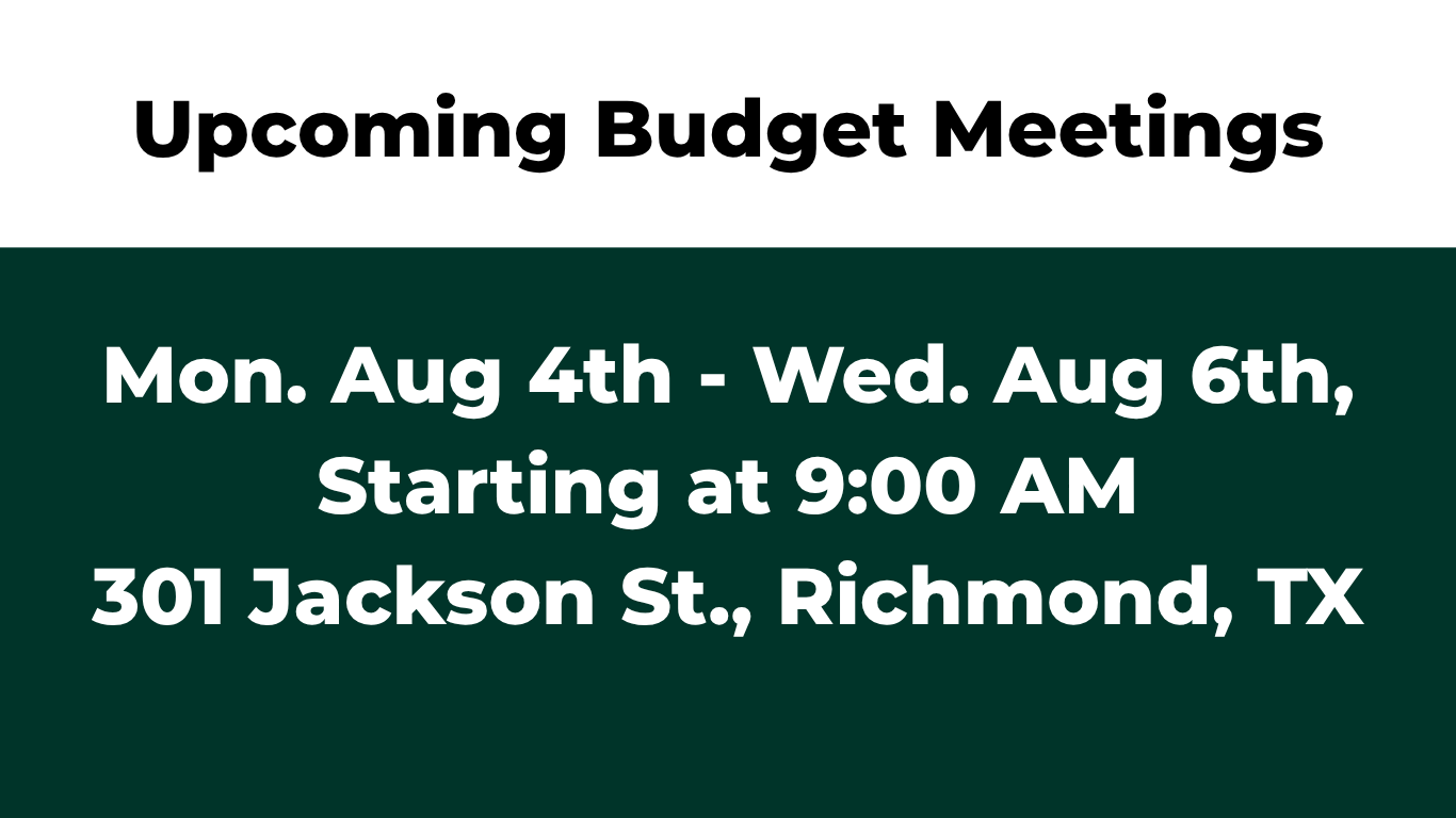 budget meeting info