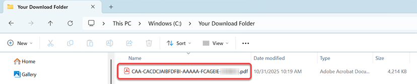 Verify by File Upload
