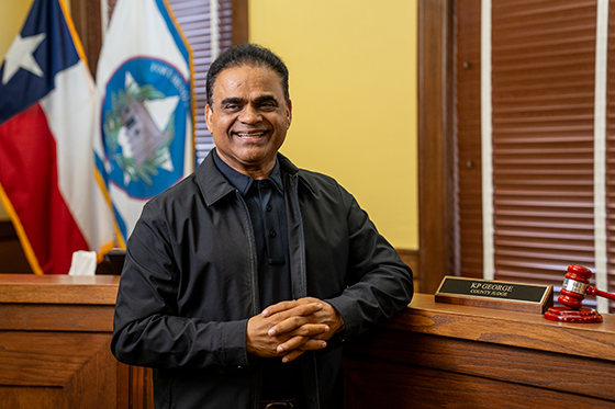 County Judge KP George