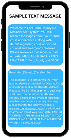 Sample Text Message