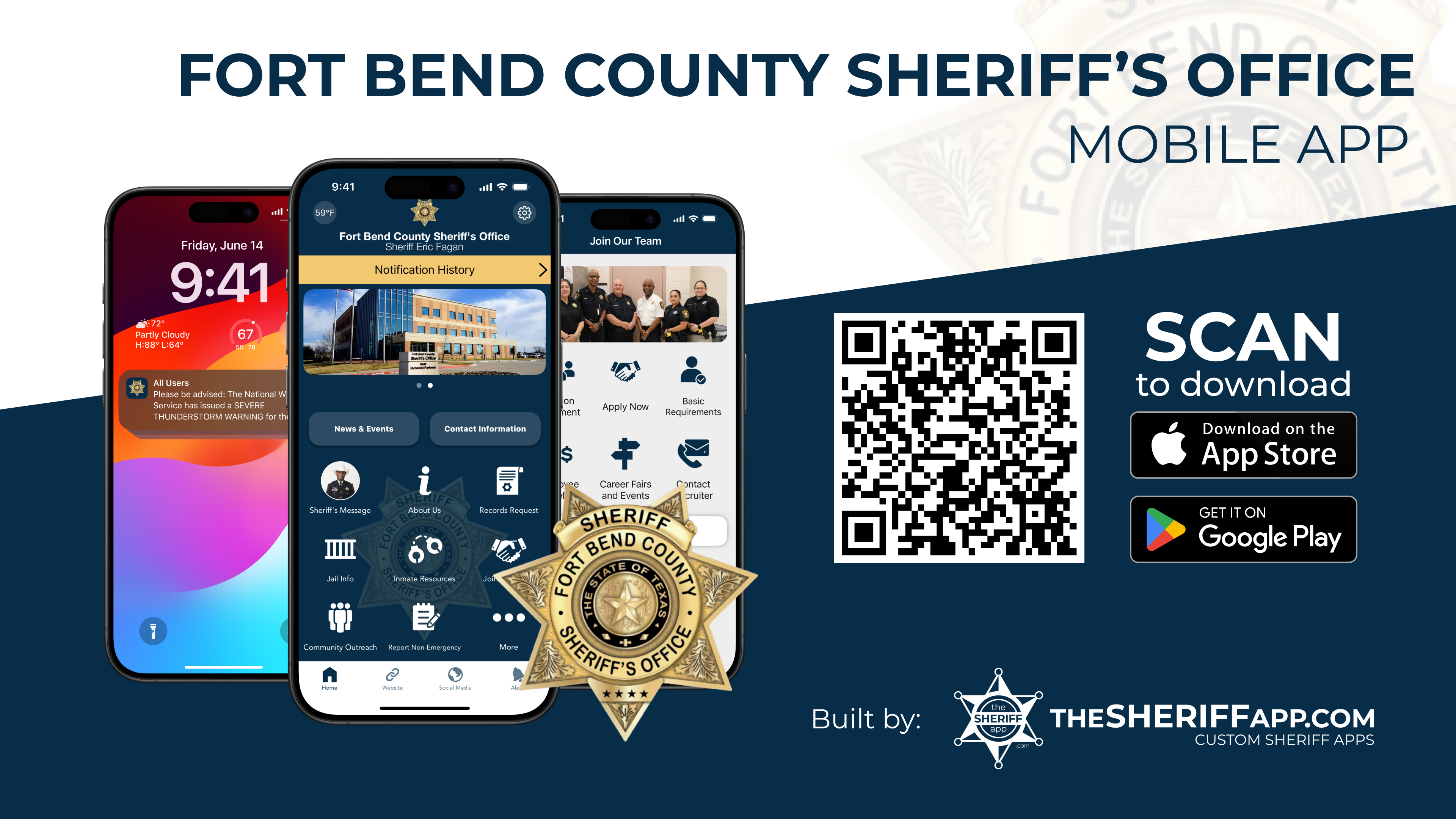 Fort Bend County Sheriff's Office Application Advertisement