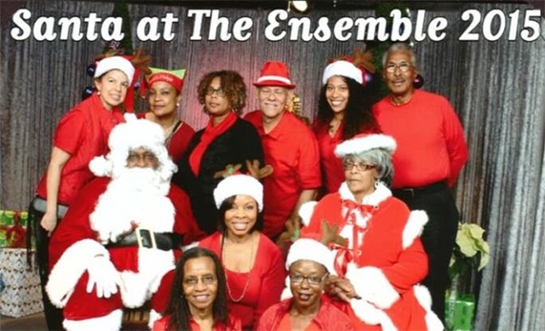 Santa at the Ensemble