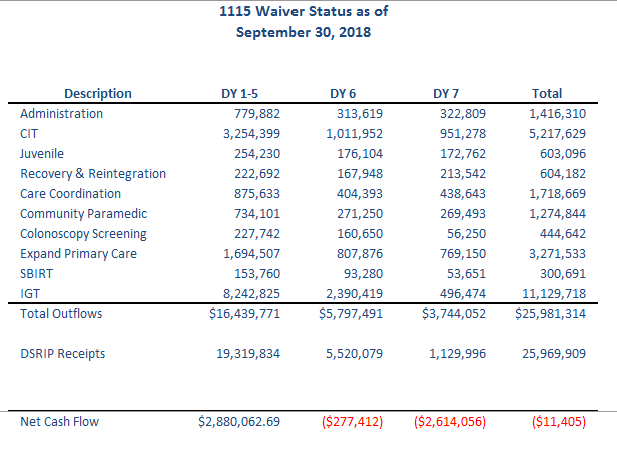 1115 waiver