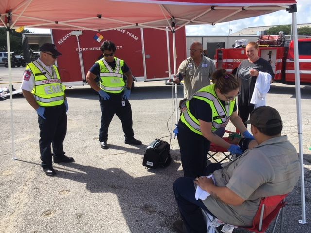 Photo of members at toxic call related exercise