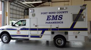 Side view of medic unit's new look.