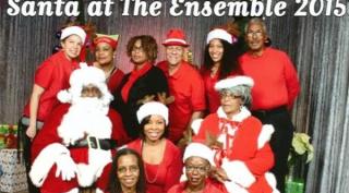 Santa at The Ensemble 2015.