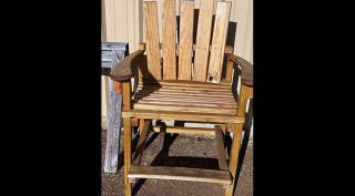 Tall beach chair
