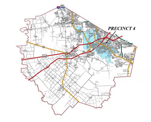 Precinct 4 Map  Fort Bend County