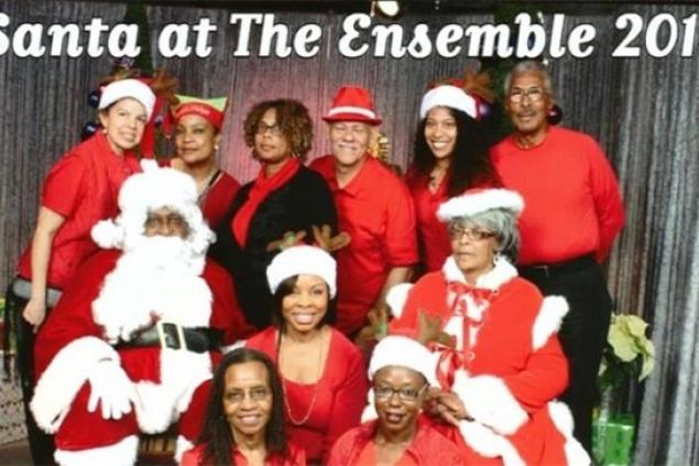Santa at The Ensemble 2015.