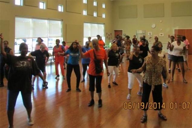 Line Dancing at The Pinnacle.