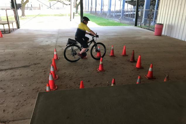 Bike Training Bike Obstacle Training Course Image