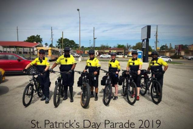 ST Patrick's Day Parade 2019 Bike Team participants ST Patrick Day Parade 2019
