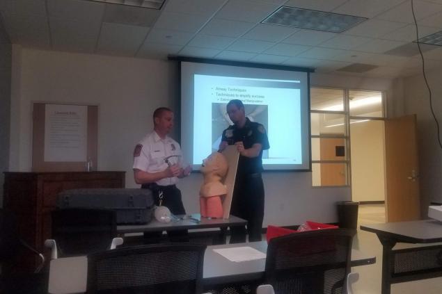 Surgical Airway Training Photo 2 Employees training in self-defense