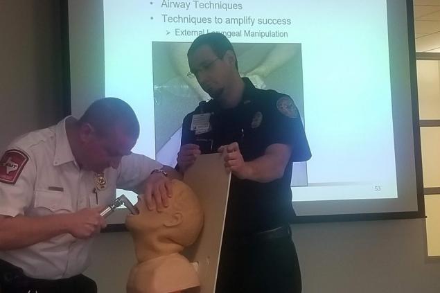 Surgical Airway Training Photo 3 Employees training in self-defense