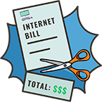 Cut your Internet bill and save money
